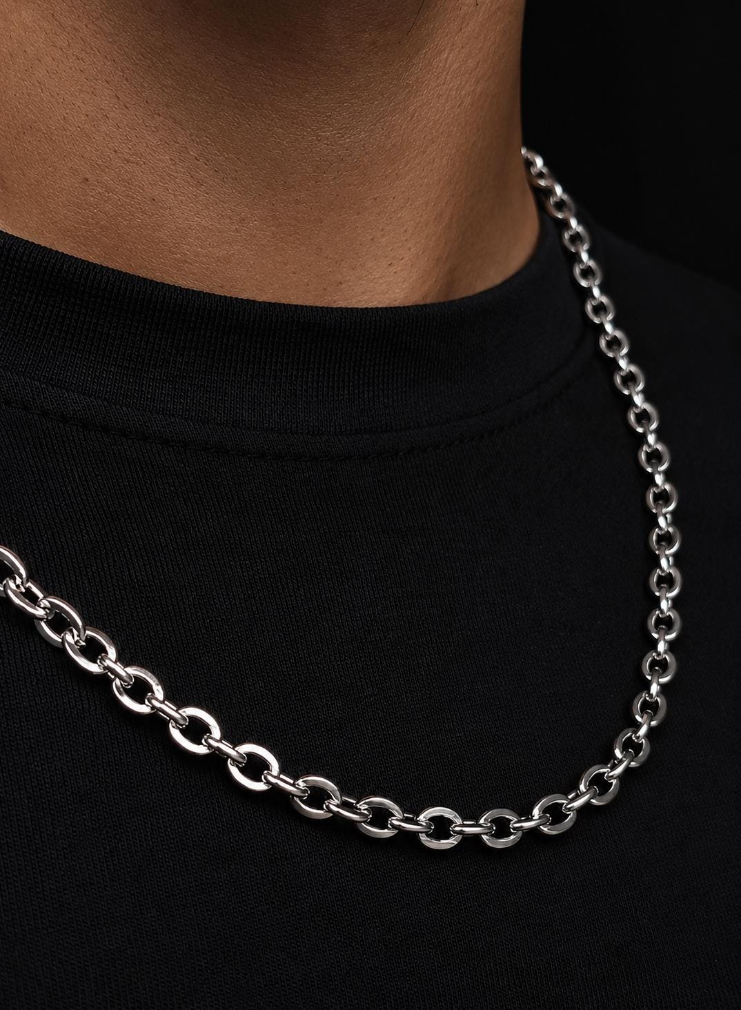 Stainless Steel Anchor Chain 1.5–5 mm – Silver | Women & Men – 2