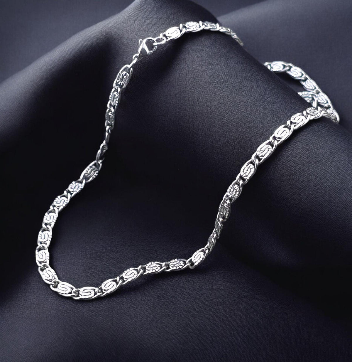 Stainless Steel Byzantine Chain 5 mm – Silver | Women & Men – 5